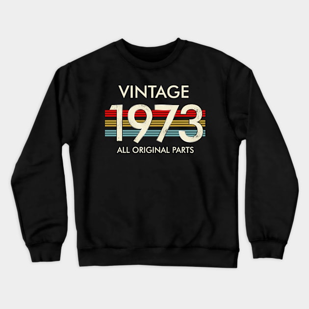 Vintage 1973 All Original Parts Crewneck Sweatshirt by Vladis